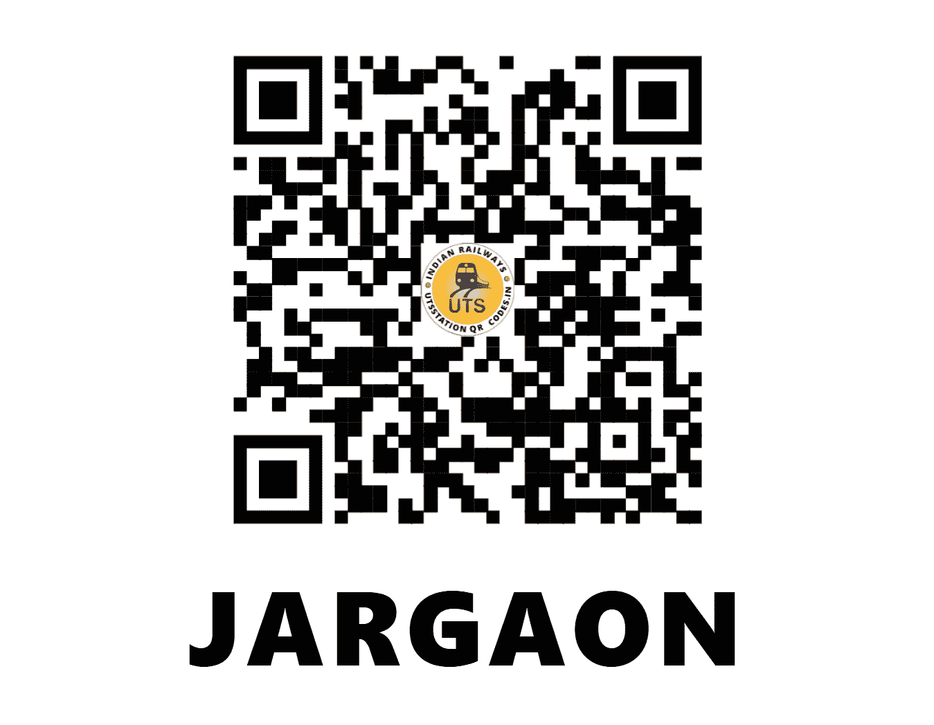 UTS QR Code for JARGAON - JRJ - NR (UTTAR PRADESH)